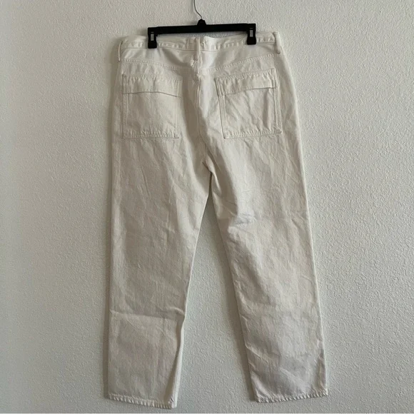 AGOLDE Cooper Relaxed Straight Cargo Jeans‎ White NWOT - Picture 9 of 11